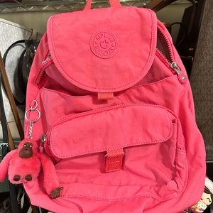 Pink Kipling Backpack